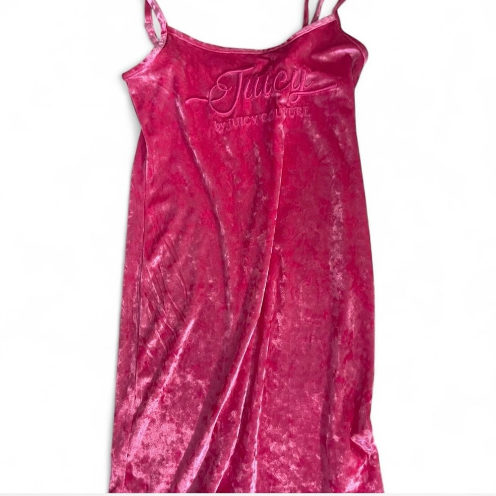 Juicy Couture Vibrant Pink Velvet Top